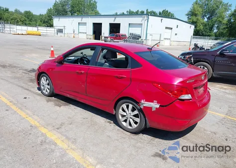 2012 Hyundai Accent Gls from USA, damaged, VIN KMHCU4AE3CU118264